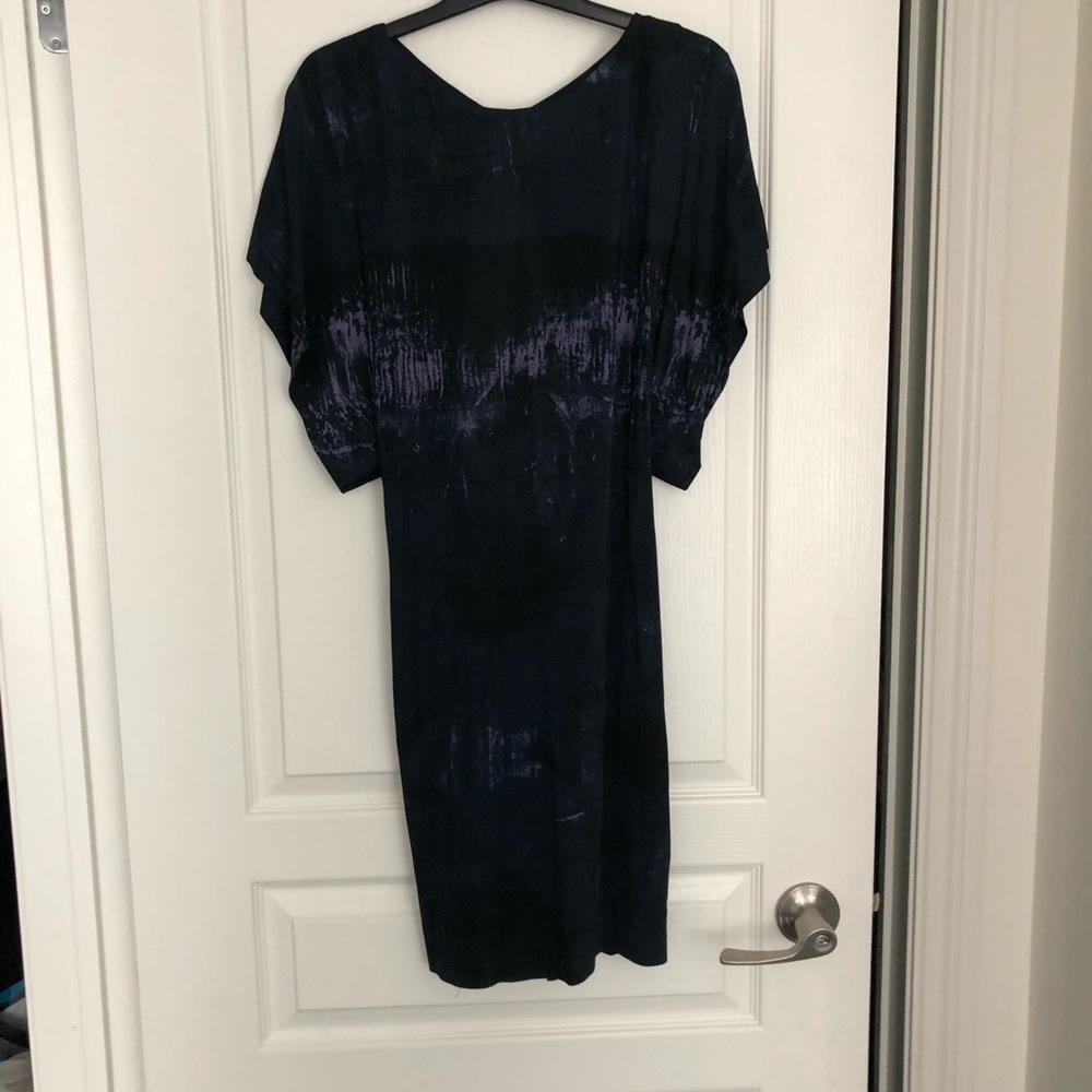 Yigal silk dress with cutout back